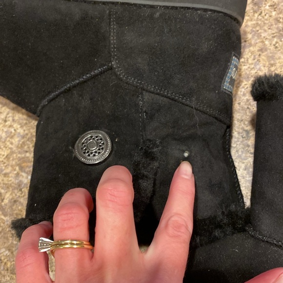 Sketchers Black Boots WITH FLAWS 7 Price is Firm FLAWED - Picture 4 of 17